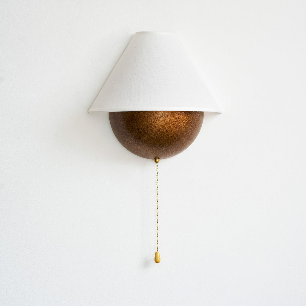 Transitional Travertine Wall Sconce With Warm Dimmable Glow — Greenwich Home & Living
