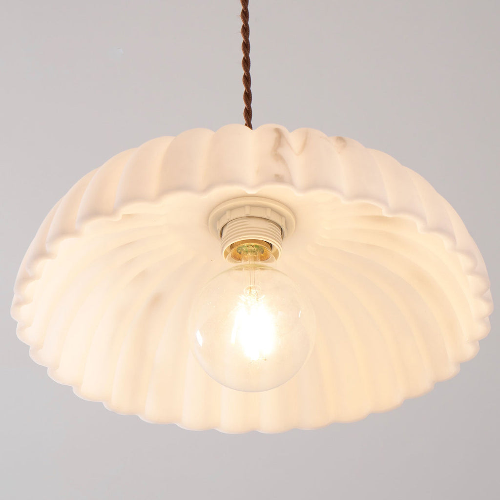 Modern Marble Pendant Light With Warm LED Glow — Greenwich Home & Living
