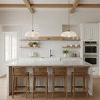 Modern Marble Pendant Light With Warm LED Glow — Greenwich Home & Living