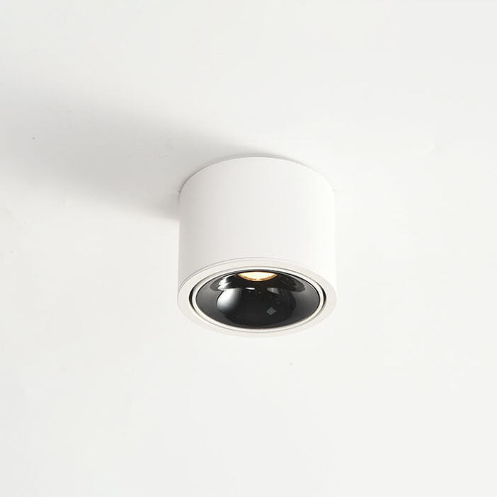 Modern Iron Flush Mount Ceiling Light With Integrated LED — Greenwich Home & Living