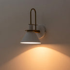 Modern Iron Wall Sconce With Warm LED Glow — Greenwich Home & Living