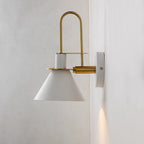 Modern Iron Wall Sconce With Warm LED Glow — Greenwich Home & Living
