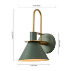 Modern Iron Wall Sconce With Warm LED Glow — Greenwich Home & Living