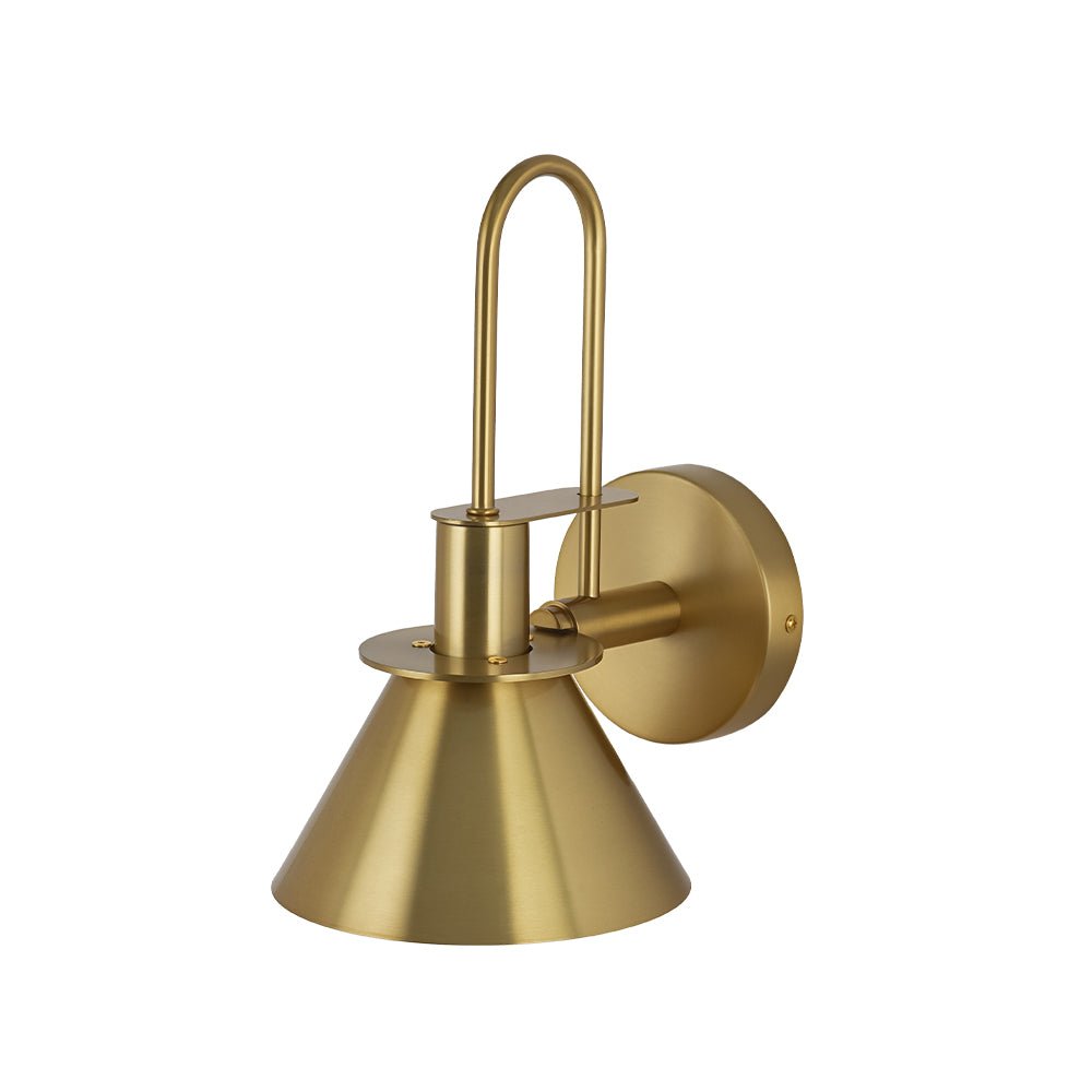 Modern Iron Wall Sconce With Warm LED Glow — Greenwich Home & Living