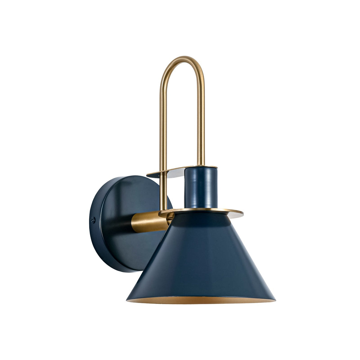 Modern Iron Wall Sconce With Warm LED Glow — Greenwich Home & Living